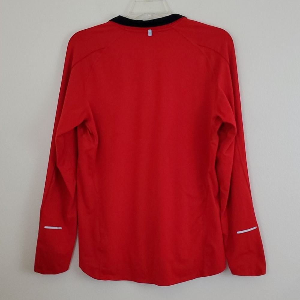 Nike Dri-Fit Red Long Sleeve Shirt - L - Picture 9 of 10